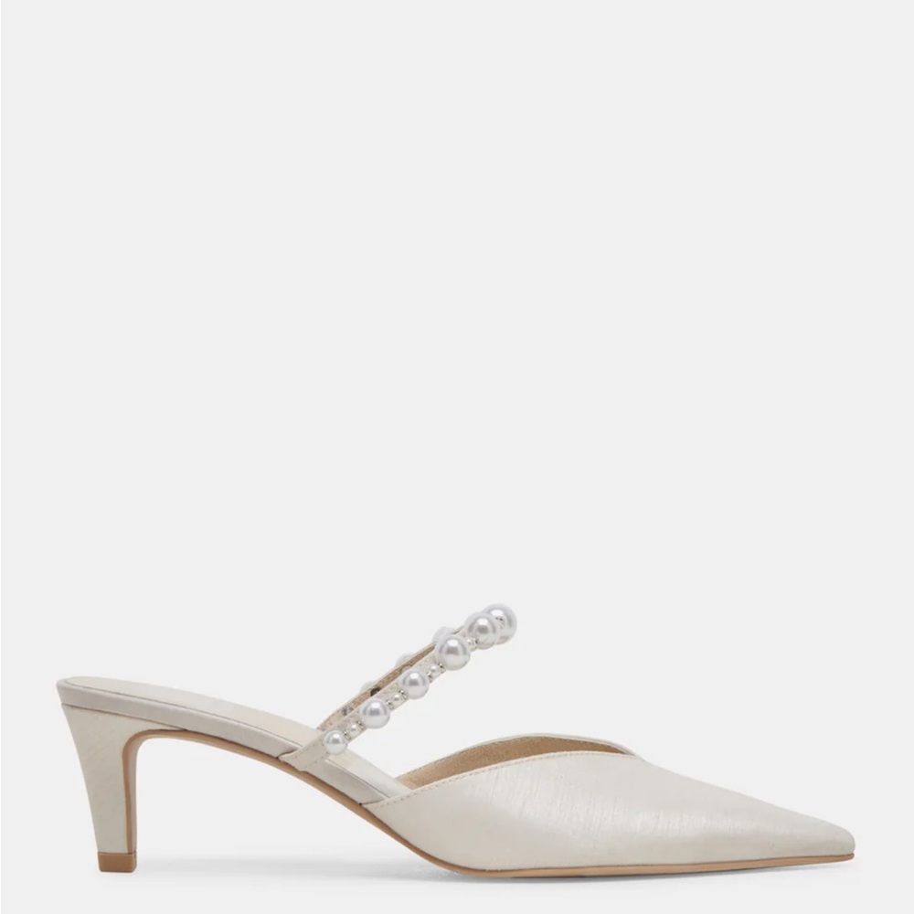 Dolce Vita Kanika Pearl Mid Heels Vanilla Pearls